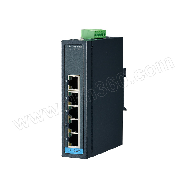 ADVANTECH/研华 5端口百兆工业以太网交换机 EKI-2525-BE 1个