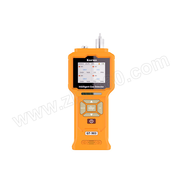 KORNO/科尔诺 红外六氟化硫气体检测仪 GT-903-SF6-IR1-ZKH 0~100PPM 分辨率0.01PPM 泵吸式 红外检测原理 精度1%FS 不含第三方检测 1台