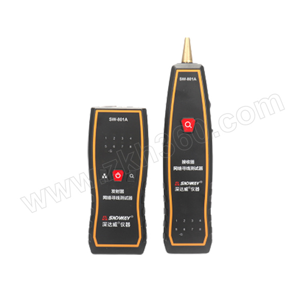 SNDWAY/深达威 网络寻线仪 SW-801A RJ11和RJ45双接口 最高带电测试电压60V 1台
