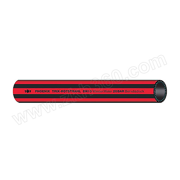 康迪泰克 康迪泰克TRIX系列软管 Continental Trix Rotstrahl 290psi 3/4 黑红 可定制 气动控制元件 气动控制阀 气动阀门 气动元件  气动控制附件