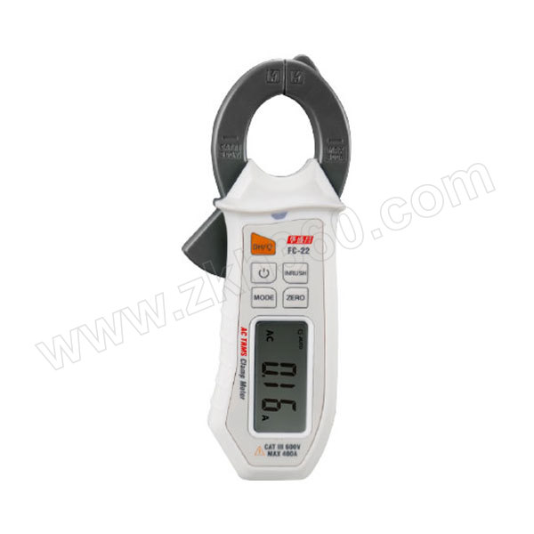华盛昌 钳形表 FC-22 1台 钳形表 25mm钳口尺寸钳形表 华盛昌FC - 22 华盛昌钳形表 数字钳形表