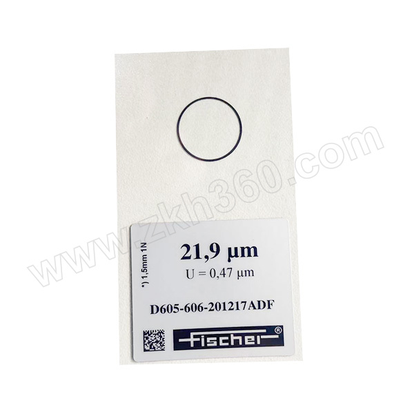 FISCHER/菲希尔 测厚仪塑料标准片 D605-606(22μm左右) 1个