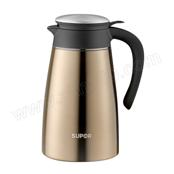 SUPOR/苏泊尔 晶韵系列保温壶 KC20AP1 2L 304不锈钢 摩卡金 1个