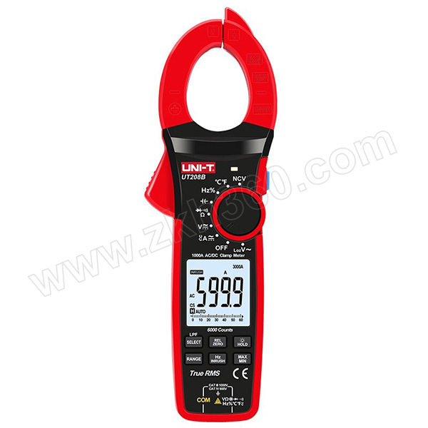 UNI-T/优利德 UT208系列数字钳形万用表 UT208B 6~1000V 1台