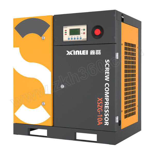 鑫磊 XSZG款螺杆式空压机8公斤 XSZG-10AAM 7.5kW工频 1台 鑫磊螺杆式空压机 8公斤空压机 鑫磊XSZG - 10AAM 7.5kW工频空压机 固定喷油螺杆机