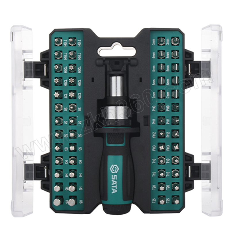SATA/世达 棘轮螺丝批组套 SATA-05491 电商款 1套