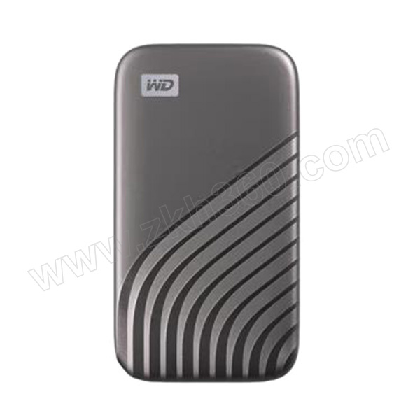 WD/西部数据 移动固态硬盘 WDBAGF0010BGY-CESN My Passport随行SSD版 NVMe技术 1050MB/s 硬件加密 100×55×9mm Type-C 1TB 深空灰 五年质保 1块