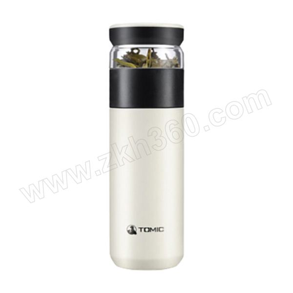 TOMIC/特美刻 茶水分离保温杯 TW6002001 黑色盖子+白色杯身 520mL 1个