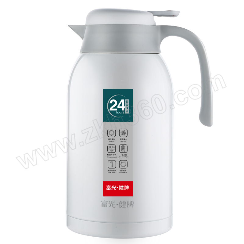 FUGUANG/富光 灵佳保温壶 PDZ200032200 2.2L 白色 304不锈钢 1只