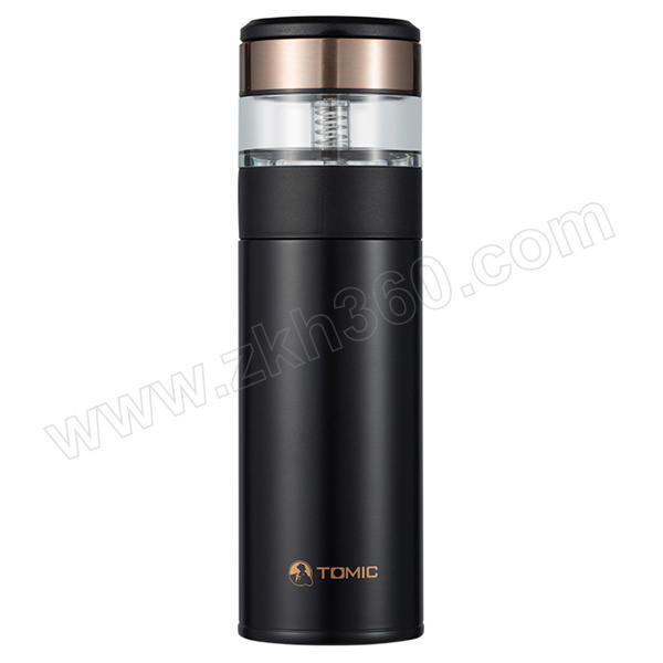 TOMIC/特美刻 银茶隔茶水分离杯 TW60051Y05 黑色 370mL 1只
