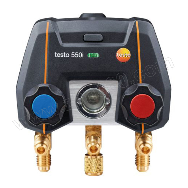 TESTO/德图 带蓝牙和双通阀组的App控制数字冷媒表 testo 550i 包括电池(3 x AAA)校准协议和使用说明书 1台