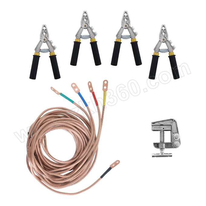 DONGCHUANG/冀东创 个人保安线 DC-BAX-06 16mm²线1m×4＋1m线＋保安钳×4＋接地夹＋包 1套
