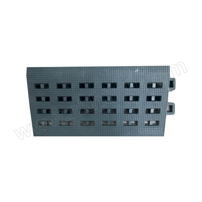 震坤行 升级版三合一模块地垫(配件) SMGR 公边条150×75mm 灰色 全新料 1块 除尘刮沙模块垫 震坤行除尘刮沙模块垫 震坤行SMGR 三合一拼接地垫