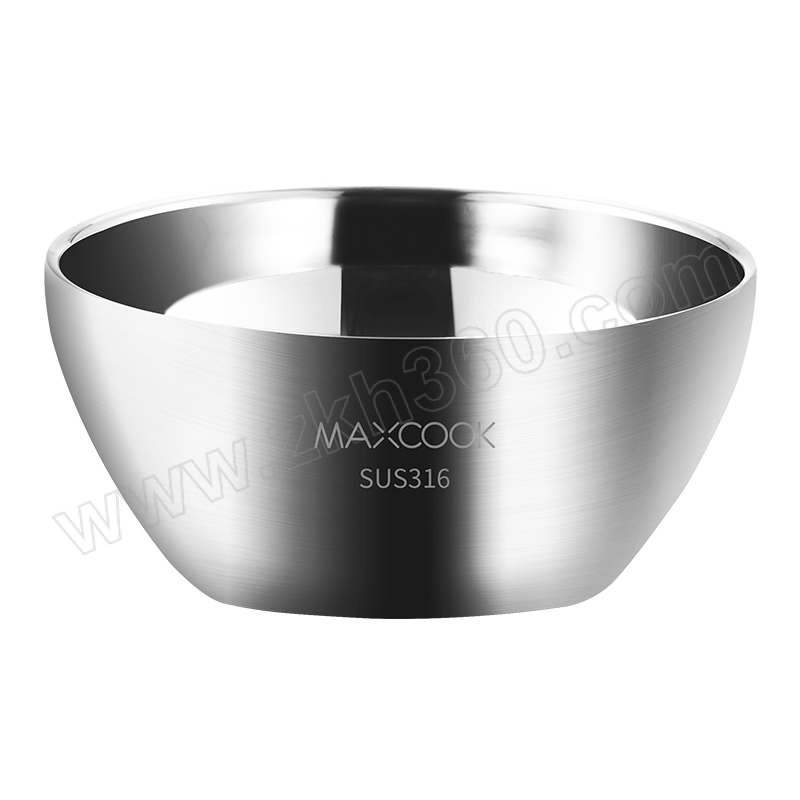 MAXCOOK/美厨 316不锈钢双层隔热汤碗面碗 MCWA9600 15cm 1个