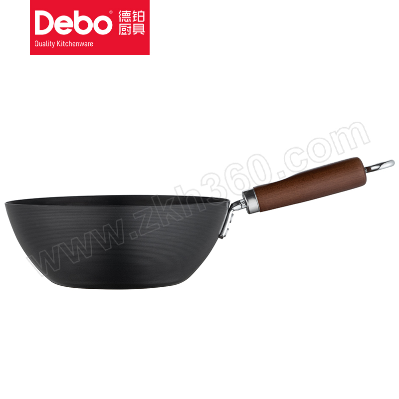 德铂 欧岱拉炒锅 DEP-864 精铁 24cm 1个 德铂炒锅 24cm炒锅 精铁炒锅 德铂DEP - 864 烹饪锅具