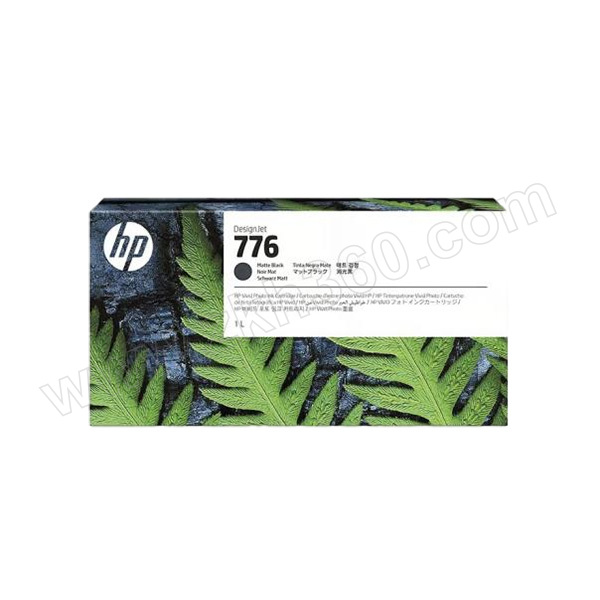 惠普 墨盒 1XB12A 哑光黑色墨盒 776号 适用z9+Pro机型 1L   原装墨盒/墨水