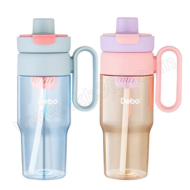 德铂 摩卡Tritan塑料杯 DEP-906 改性PCT(Tritan) 850mL 蓝色 粉紫色 1个 德铂塑料杯 德铂DEP - 906 850mL塑料杯 蓝色粉紫色塑料杯