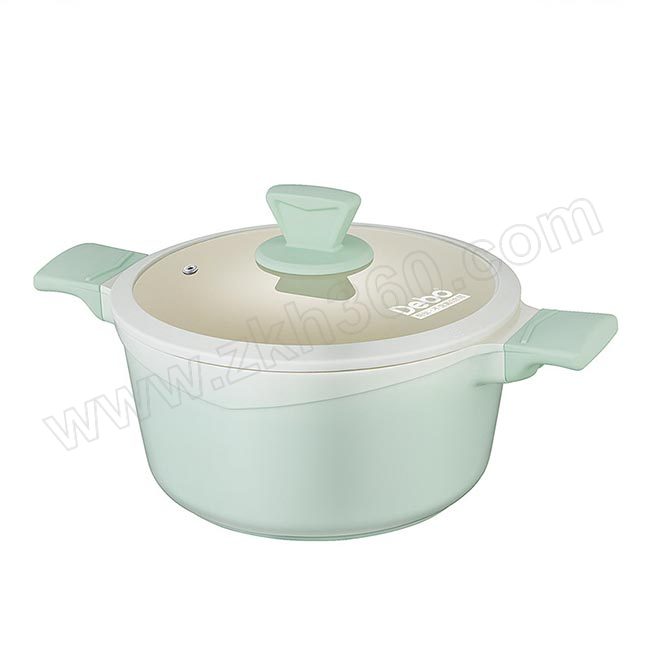 德铂 希维亚 汤锅 DEP-900 铝合金 24cm  4L 绿色 1个 德铂汤锅 德铂DEP - 900 铝合金汤锅 24cm 4L绿色汤锅 烹饪锅具