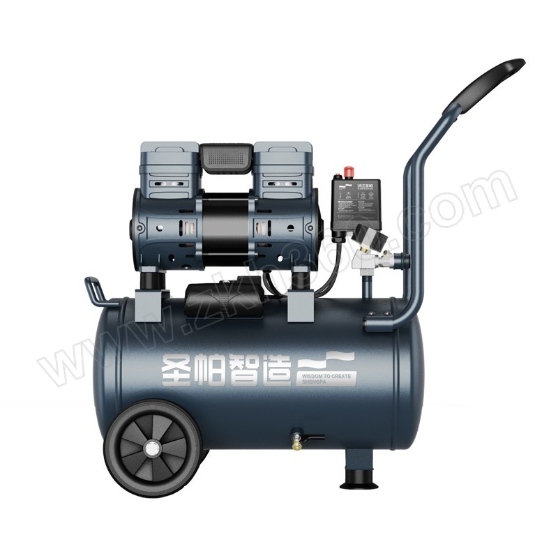 SHENGPAZHIZAO/圣帕智造 无油式空气压缩机 SP1490W-30L 功率1490W 容量30L 电压220V 1台