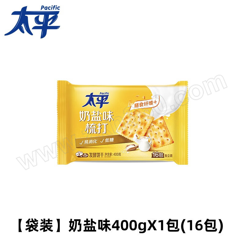 PACIFIC/太平 奶盐梳打饼干 TP-400-04 400g 1包
