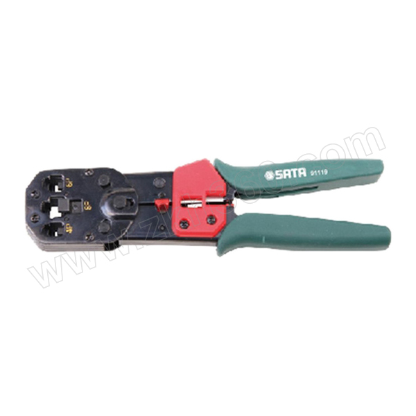 世达 多功能省力网络压接钳 SATA-91119 4P/6P/8P 8" 1把 世达网络压接钳 4P/6P/8P压接钳 网络压接钳 省力压接钳 压接钳