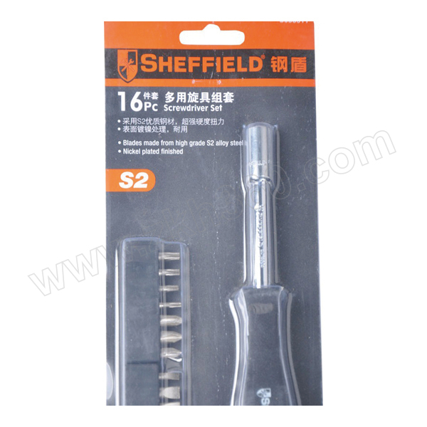 钢盾 多用旋具组套 S056011 附16件批头 1套 钢盾多用旋具组套 旋具组套 附16件批头旋具组套 钢盾S056011 普通螺丝批套装