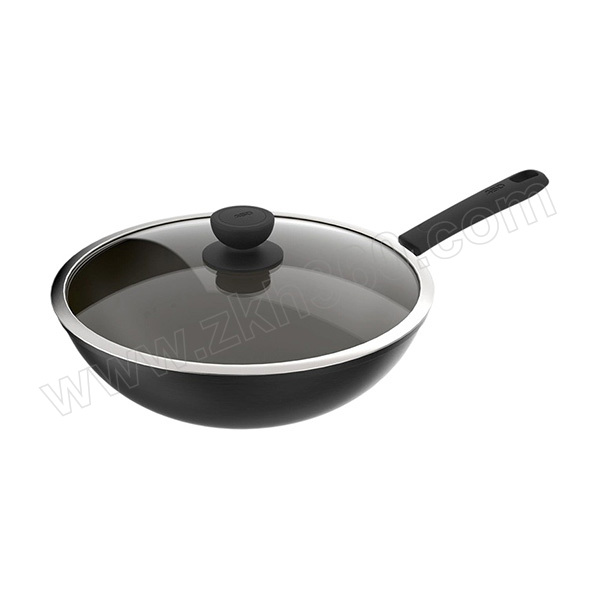 ASD/爱仕达 大翻炒·新不粘少油烟圆底炒锅 CL32U2Q 32CM 铝合金 燃气灶专用 1个