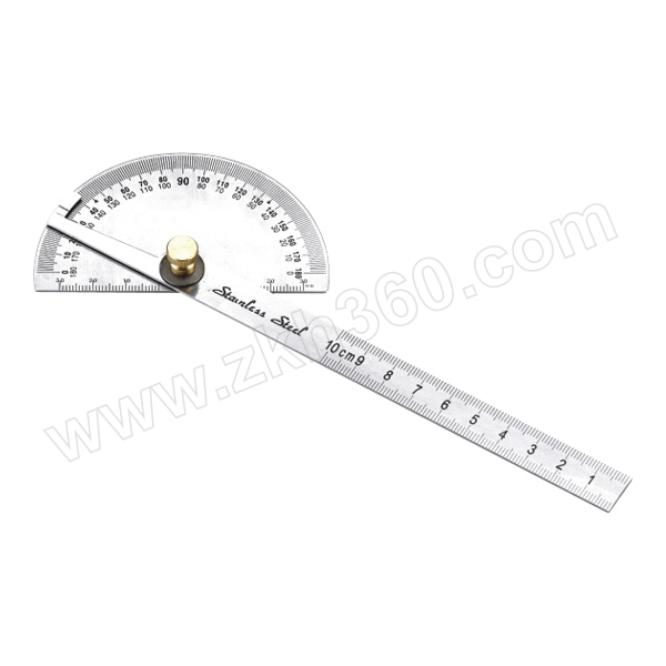长城精工 多用金属量角尺 GW-136012 90×150mm 量角器 角度测量尺 量角尺 多用金属量角尺