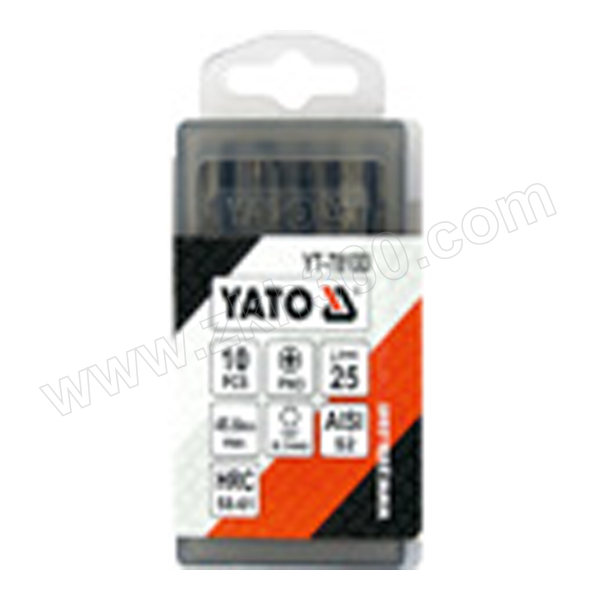 "易尔拓 1/4""十字旋具头 YT-78130 PH0×25mm 手动螺丝批头 手动螺丝刀头 手动批头 螺丝批头  手用型批头"
