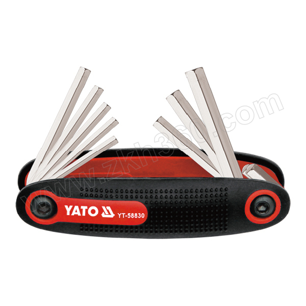 易尔拓 高档折叠内六角扳手组套 YT-58830 8件 1.5-8.0mm 1套 内六角扳手组套 易尔拓内六角扳手组套 易尔拓YT - 58830 8件内六角扳手组套 内六角扳手套装