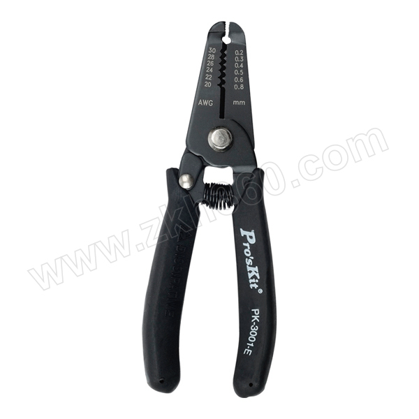 宝工 防静电电子线剥皮钳 1PK-3001E 0.2-0.8mm 156mm 1把 防静电电子线剥皮钳 宝工防静电电子线剥皮钳 电子线剥皮钳 0.2 - 0.8mm电子线剥皮钳 防静电钳子