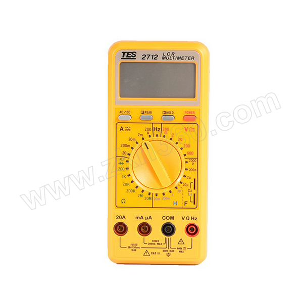 泰仕 LCR数位式电表 TES-2712 1件 泰仕LCR数位式电表 LCR电表 泰仕电表 电容量程2000pF电表 LCR测试仪