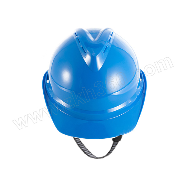 msa/梅思安 v-gard500 pe豪华型有孔安全帽 10172516 蓝色 带透气孔