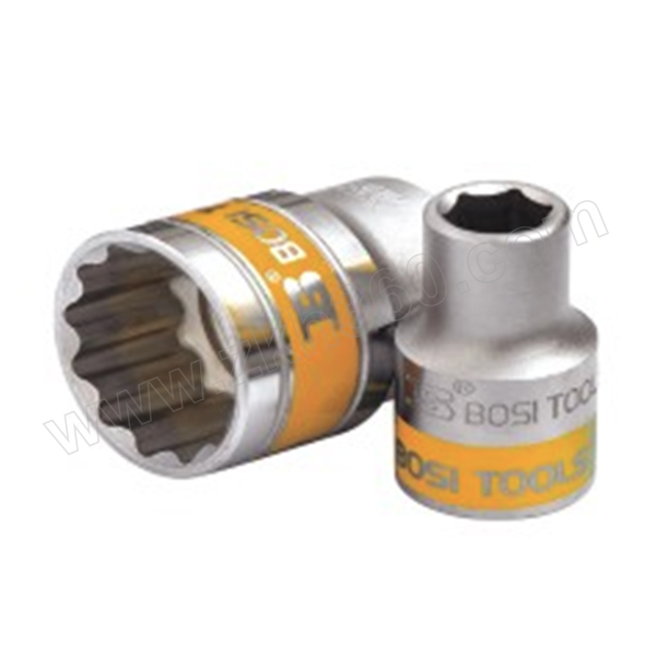 波斯 12.5mm系列公制双色套筒（十二角） BS361809B 9mm 1只 9mm十二角套筒 波斯套筒 波斯BS361809B 公制套筒 十二角套筒