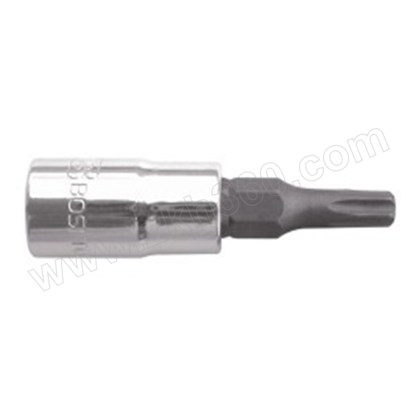 波斯 6.3mm系列花型旋具套筒 BS365925 T25×37mm 花形套筒 花形旋具套筒 星形套筒 星型旋具头套筒 花形旋具头套筒 6.3mm系列花型旋具套筒