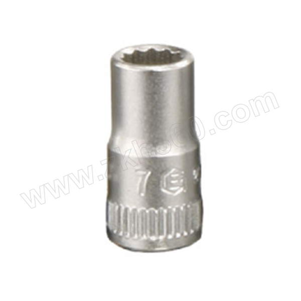 天赋 1/4"手动公制12角套筒 232511 11mm 1支 天赋手动套筒 11mm套筒 1/4"套筒 天赋232511套筒 十二角套筒