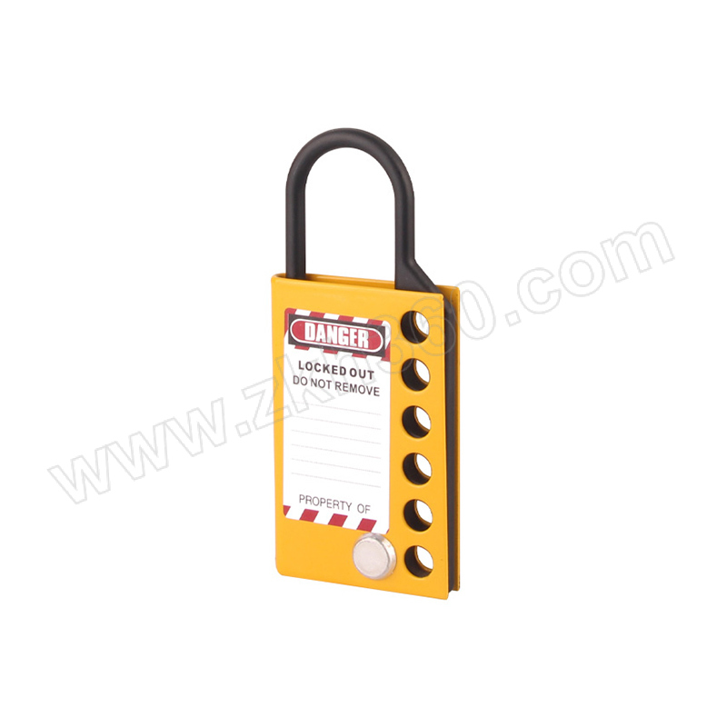 BOZZYS/博士 铝联牌安全搭扣锁 BD-K51 黄色 可容纳挂锁数量6 1个 销售单位：个