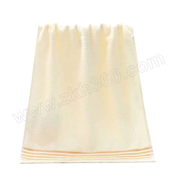 KING SHORE/金號 純棉毛巾家紡提緞面巾 G1734 34×72cm 棕色 100%純棉(緞檔及裝飾部分除外) 1條 銷售單位：條