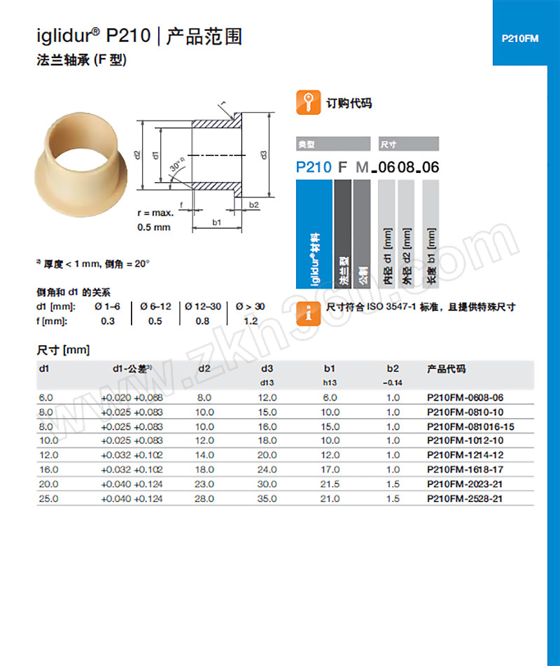 igus/易格斯 p210fm型关节轴承 p210fm-1416-17 1个