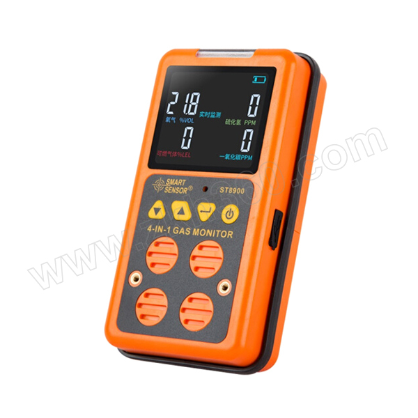 smart sensor/希玛仪表 四合一气体检测仪 st8900 测量气体co/h2s/o2