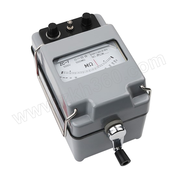 兆欧表 zc-7 1000v/2000m 精品铝壳 不支持第三方检定 1台 销售单位