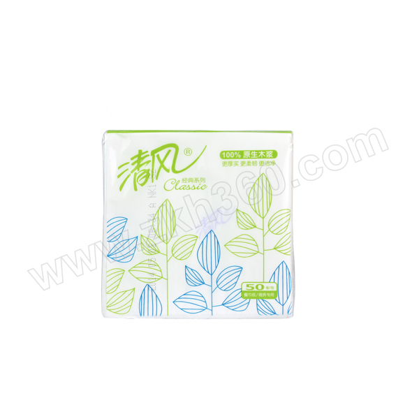 breeze/清风 餐巾纸 b702a 双层 230×230mm 96包 1箱 销售单位:箱